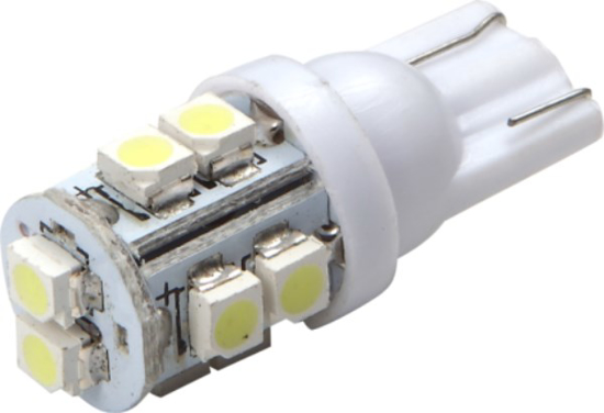 Prekės nuotrauka Lemputė automobiliui 12V T10 10SMD 2 vnt Alburnus IŠPARDUOTA