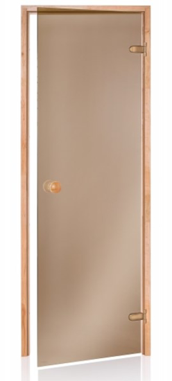 Prekės nuotrauka Saunos durys 80 x 190 cm SCAN bronze Andrese IŠPARDUOTA