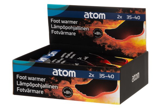 Prekės nuotrauka Atom kojų šildytuvas 35-40 2 vnt IŠPARDUOTA
