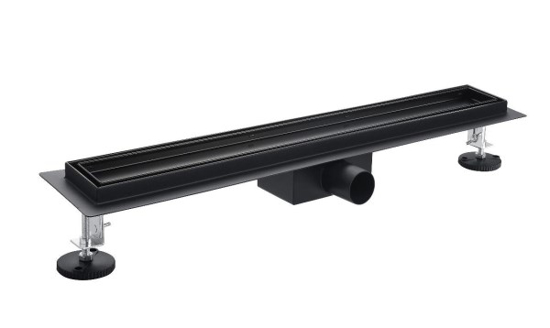 Prekės nuotrauka Juodas dušo latakas su įklijuojama plytele 800 mm