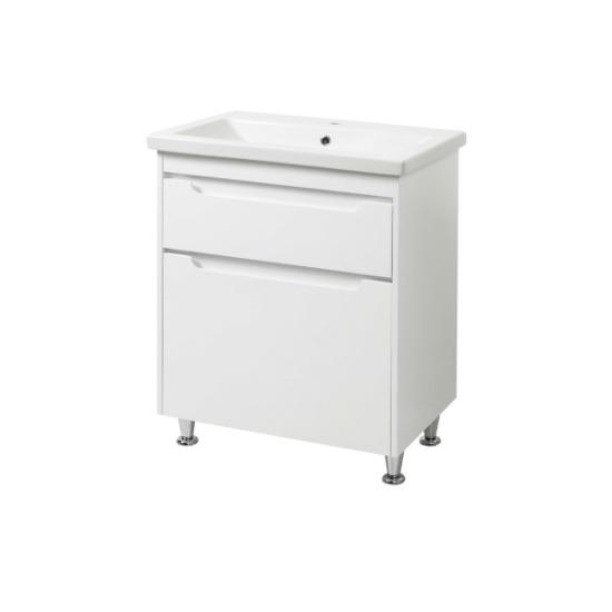 Prekės „Komplektas spintelės su praustuvų VALENCIA WHITE TNB-2D60cm IŠPARDUOTA“ paveikslėlis