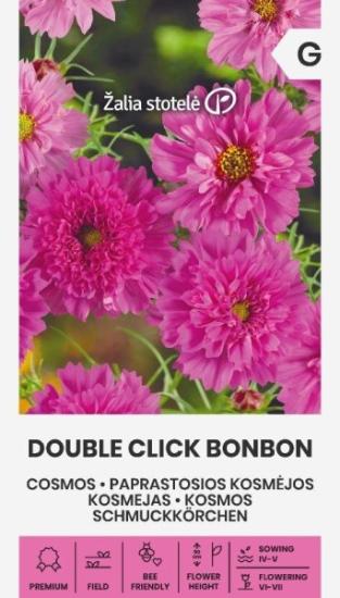 Prekės „Sėklos paprastosios kosmėjos DOUBLE CLICK BONBON 0,2g IŠPARDUOTA“ paveikslėlis