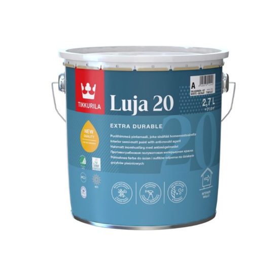 Prekės nuotrauka Dažai Tikkurila Luja 20 Bazė C 2,7L IŠPARDUOTA