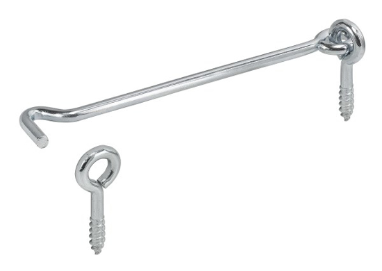 Prekės nuotrauka Kabliukas įsukamas 120mm cinkuotas Vormann