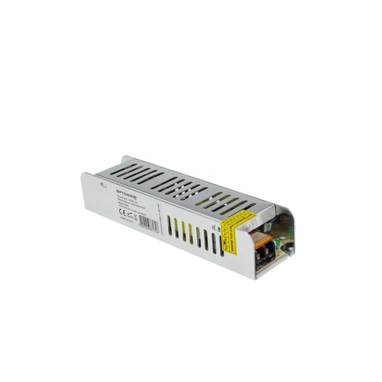 Prekės nuotrauka LED juostos maitinimo šaltinis plonas 60W 24V Metalinis Optonica