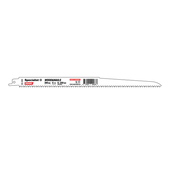 Prekės nuotrauka SPECIALIST+ ties. pjūklas medienai su vinimis, 300 mm, 6TPI
