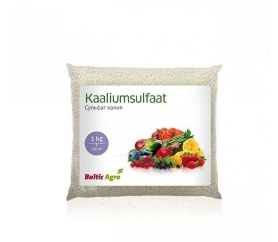Prekės nuotrauka Trąšos kalio sulfatas 1 kg IŠPARDUOTA