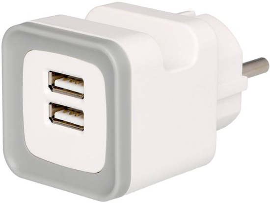 Prekės nuotrauka Įkroviklis 2xUSB 2,4A Tarmo