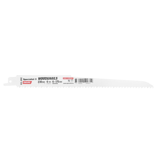 Prekės nuotrauka SPECIALIST+ ties. pjūklas medienai su vinimis, 230 mm, 6TPI