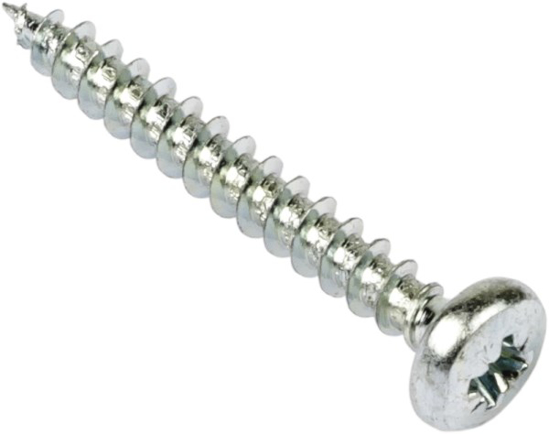 Prekės nuotrauka Medsraigčiai iškilia galvute balti 4x50 mm YL814-50