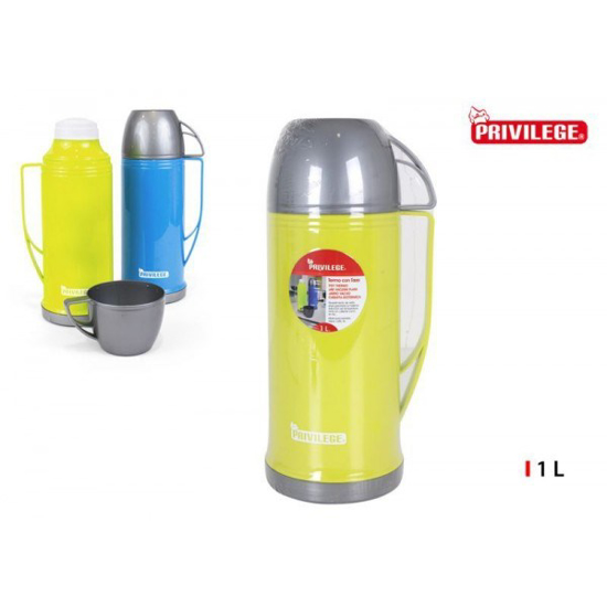 Prekės nuotrauka Termosas plast. 1.0L THERM