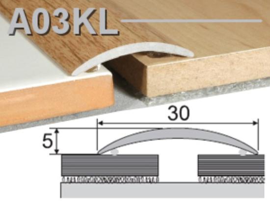 Prekės „Profilis A03 30x5mm 180cm bukas  IŠPARDUOTA“ paveikslėlis