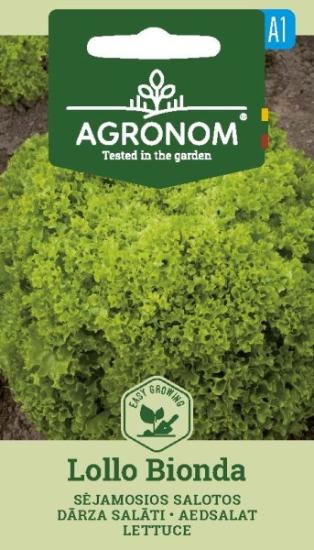 Prekės „Sėklos salotų LOLLO BIONDA Agronom IŠPARDUOTA“ paveikslėlis