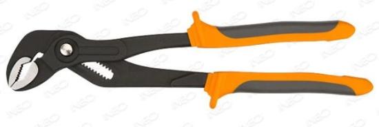 Prekės „Replės reguliuojamos 240 mm 0-39 mm Neo Tools 01-205“ paveikslėlis