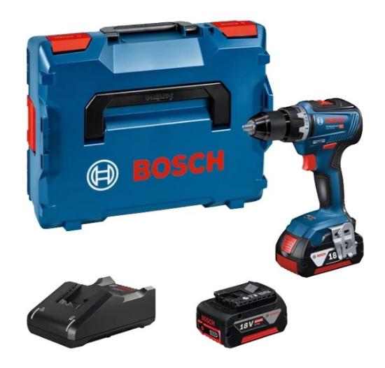 Prekės „Suktuvas akumuliatorinis 18 V 2x4,0 Ah GSR 18V-55 LB Bosch IŠPARDUOTA“ paveikslėlis