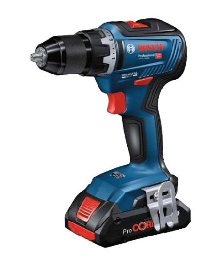 Prekės „Suktuvas akumuliatorinis 18 V 2x4,0 Ah GSR 18V-55 LB Bosch IŠPARDUOTA“ paveikslėlis