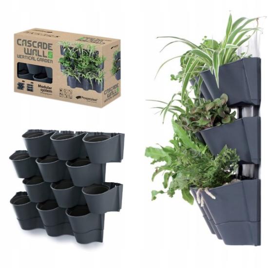 Prekės „Vazonai vertikalūs antracit IO2W600W Wall Vertical Garden IŠPARDUOTA“ paveikslėlis