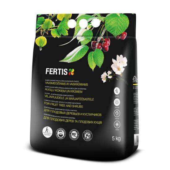 Prekės „Trąšos vaismedžiams/vaiskrūmiams 5kg Fertis IŠPARDUOTA“ paveikslėlis