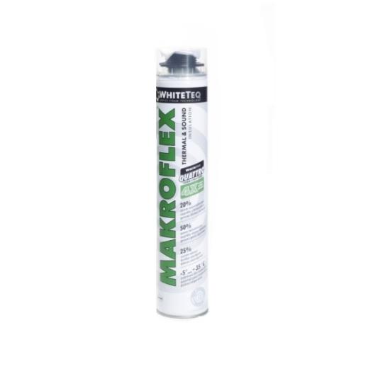 Prekės „Montavimo putos Makroflex Whiteteq PRO, 750ml IŠPARDUOTA“ paveikslėlis