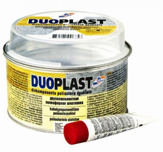 Prekės nuotrauka Glaistas dviejų komponentų  polieterinis DUOPLAST 0,5 kg IŠPARDUOTA