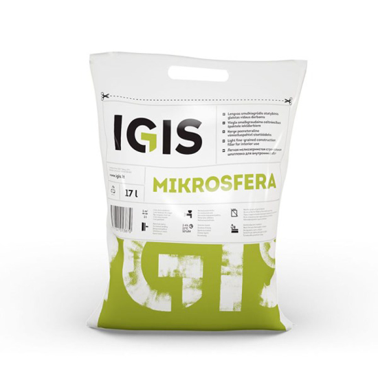 Prekės nuotrauka Glaistas IGIS Mikrosfera S 17L maišas IŠPARDUOTA