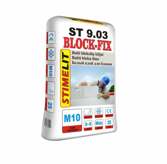 Prekės nuotrauka Klijai blokelių balti Stimelit ST9.03 25 kg 