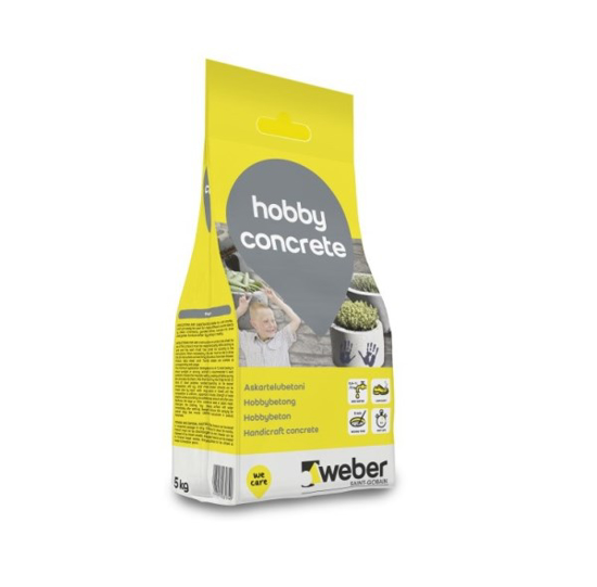 Prekės nuotrauka Paprasto naudojimo betonas rankdarbiams WEBER Hobby Concrete, 5 kg
 IŠPARDUOTA