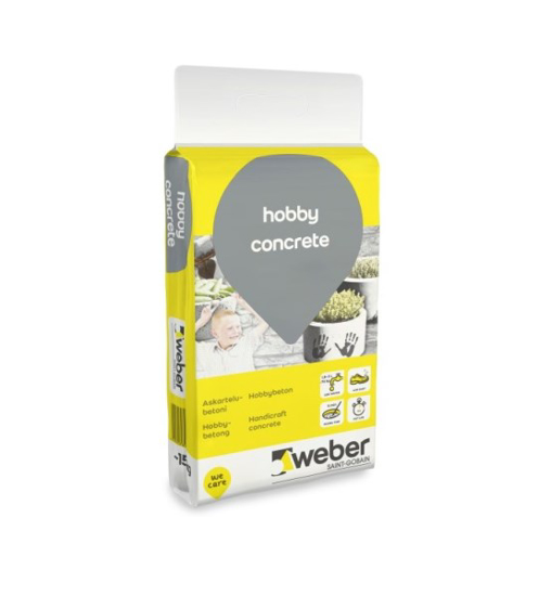 Prekės nuotrauka Paprasto naudojimo betonas rankdarbiams WEBER Hobby Concrete, 15 kg
 IŠPARDUOTA