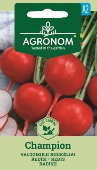 Prekės nuotrauka Sėklos ridikėlių CHAMPION Agronom IŠPARDUOTA