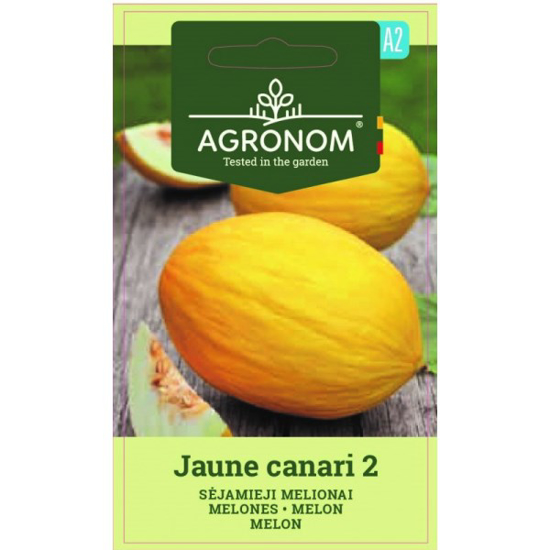 Prekės nuotrauka Sėklos melionai sėjamieji JAUNE CANARI 2 Agronom IŠPARDUOTA