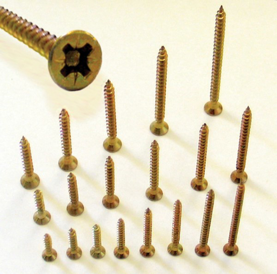 Prekės nuotrauka Medsraigčiai geltoni 4x35 mm