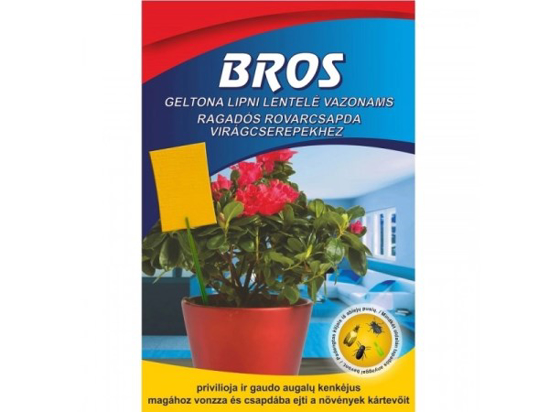 Prekės nuotrauka Lipni vabzdžių gaudyklė vazonams BROS (10 vnt.) 