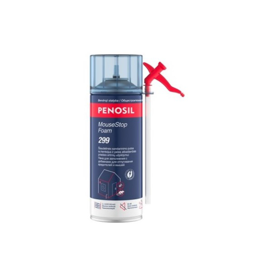 Prekės nuotrauka Peles atbaidančios sandarinimo putos Penosil MouseStop Foam 299, 365 ml