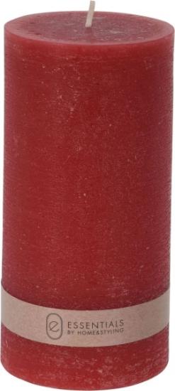 Prekės „Žvakė aromatinė raudona 7x14cm Essentials IŠPARDUOTA“ paveikslėlis