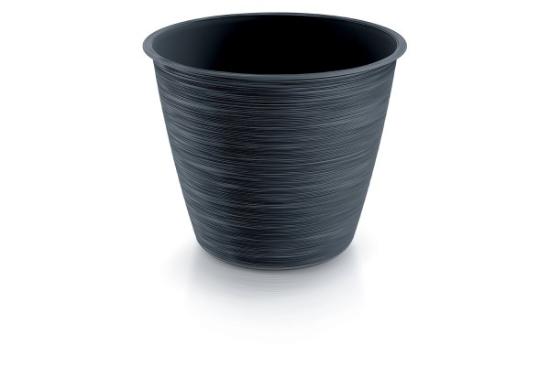 Prekės „Plastikinis vazonas Furu DFO240-S433, antracito spalvos IŠPARDUOTA“ paveikslėlis