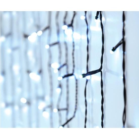 Prekės „Kalėdinė girlianda - VARVEKLIAI 180 LED, 600 cm, balta, 8 funkcijos IŠPARDUOTA“ paveikslėlis