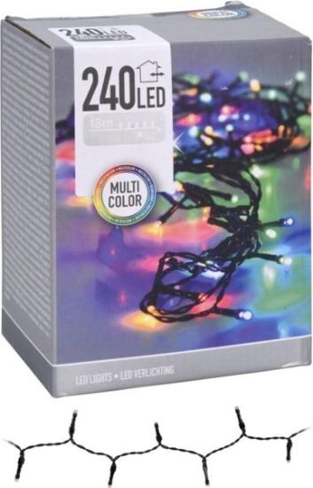 Prekės „Kalėdinė girlianda 240 LED, 18 metrų, įvairiaspalvė IŠPARDUOTA“ paveikslėlis
