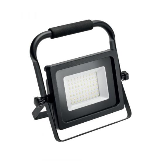 Prekės „Pastatomas LED prožektorius GTV, 30 W, 6400 K, juodos spalvos IŠPARDUOTA“ paveikslėlis
