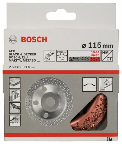 Prekės nuotrauka Diskas šlifavimui 115 mm grubus lenktas Bosch