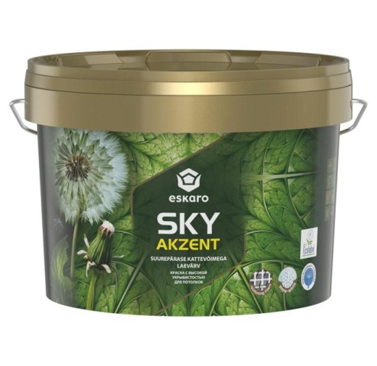 Prekės nuotrauka Sniego baltumo visiškai matiniai dažai eskaro Akzent Sky A 2,7L