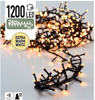 Prekės nuotrauka Kalėdinė girlianda 1200 LED, 24 metrai, balta IŠPARDUOTA