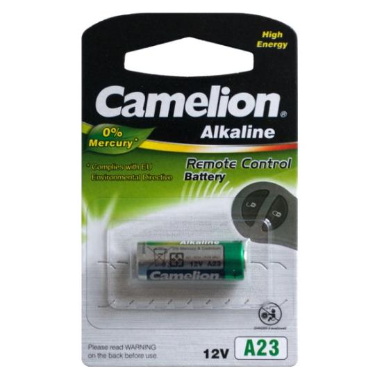 Prekės „Elementai Alkaline Camelion, A23, be gyvsidabrio, 12 V, 1 vnt.  IŠPARDUOTA“ paveikslėlis