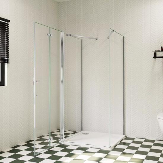 Prekės „Dušo kabina AQUABATOS Nimes 90x90x197 IŠPARDUOTA“ paveikslėlis