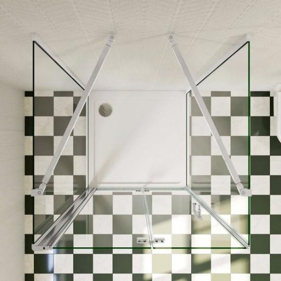 Prekės „Dušo kabina AQUABATOS Nimes 90x90x197 IŠPARDUOTA“ paveikslėlis