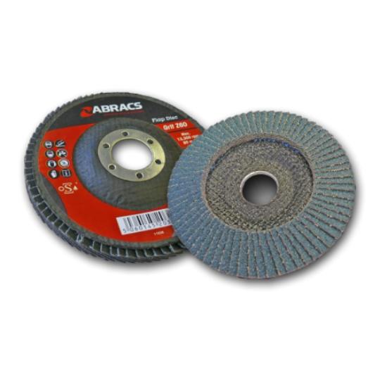 Prekės „Diskas lapelinis 125 x 22,23 mm P60 lenktas Phoenix Abracs ABFZ125N060 IŠPARDUOTA“ paveikslėlis