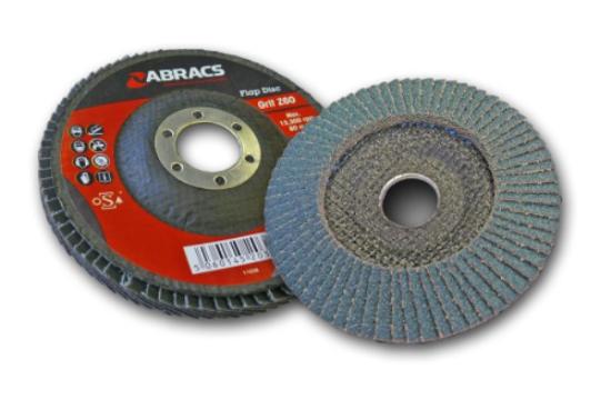 Prekės „Diskas lapelinis 125 x 22,23 mm P120 lenktas Phoenix Abracs ABFZ125B120“ paveikslėlis