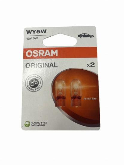 Prekės „Lemputė WY5W 5W 12V W2.1x9.5D 2 vnt Osram“ paveikslėlis