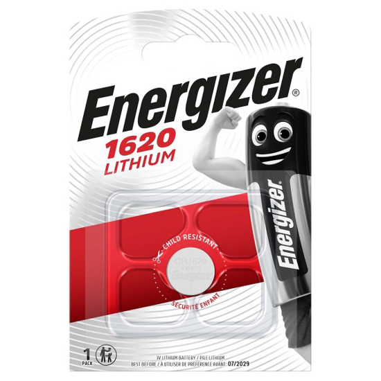 Prekės nuotrauka Elementai  ENERGIZER, CR1620, BLx1