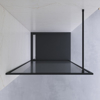 Prekės nuotrauka Dušo sienelė AQUABATOS Walk-in T8 100, black IŠPARDUOTA