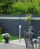 Prekės nuotrauka Tvoros juosta MIKKO Rattan MK-03 19 cm x 12,75 m, spalva grafitas